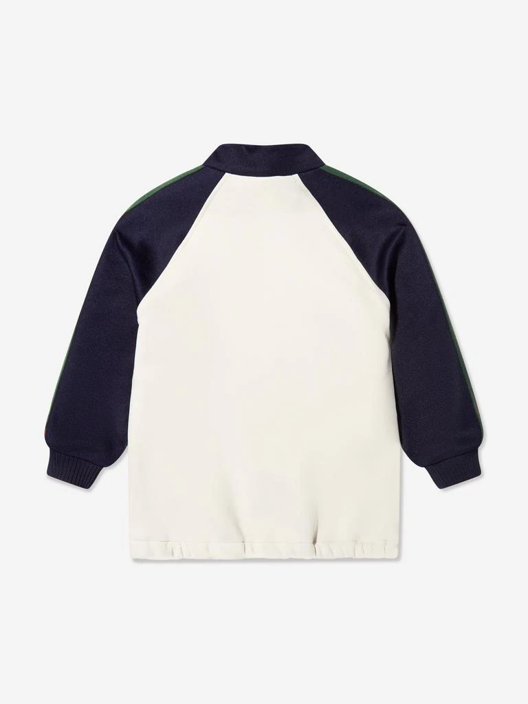 商品Gucci|Gucci Baby Boys Zip Up Top in Navy,价格¥2314,第2张图片详细描述