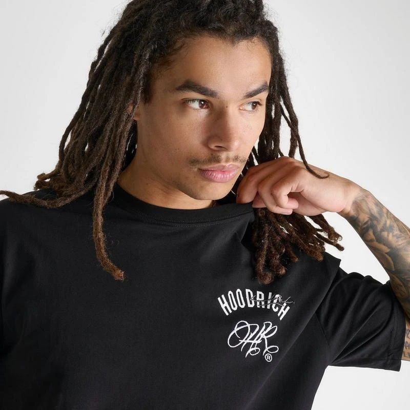 商品Hoodrich|Men's Hoodrich OG Heat Script T-Shirt,价格¥91,第5张图片详细描述