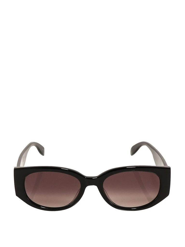 商品Alexander McQueen|Alexander McQueen Eyewear Oval Frame Sunglasses,价格¥1713,第1张图片