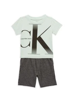 商品Calvin Klein|Baby Boy’s Two-Piece Logo T-Shirt & Shorts Set,价格¥119,第1张图片