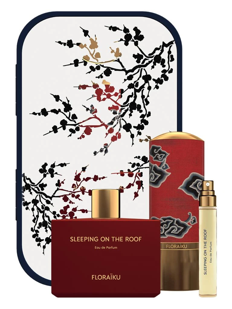 商品Floraiku|Sleeping On The Roof Eau De Parfum Set 50 Ml  + 10 Ml Travel Size Bottle,价格¥2586,第1张图片