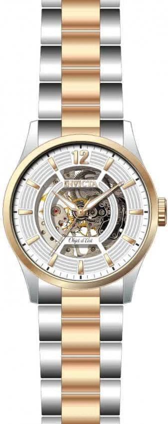 商品Invicta|Invicta Objet D Art Automatic White Dial Mens Watch 27573,价格¥609,第2张图片详细描述