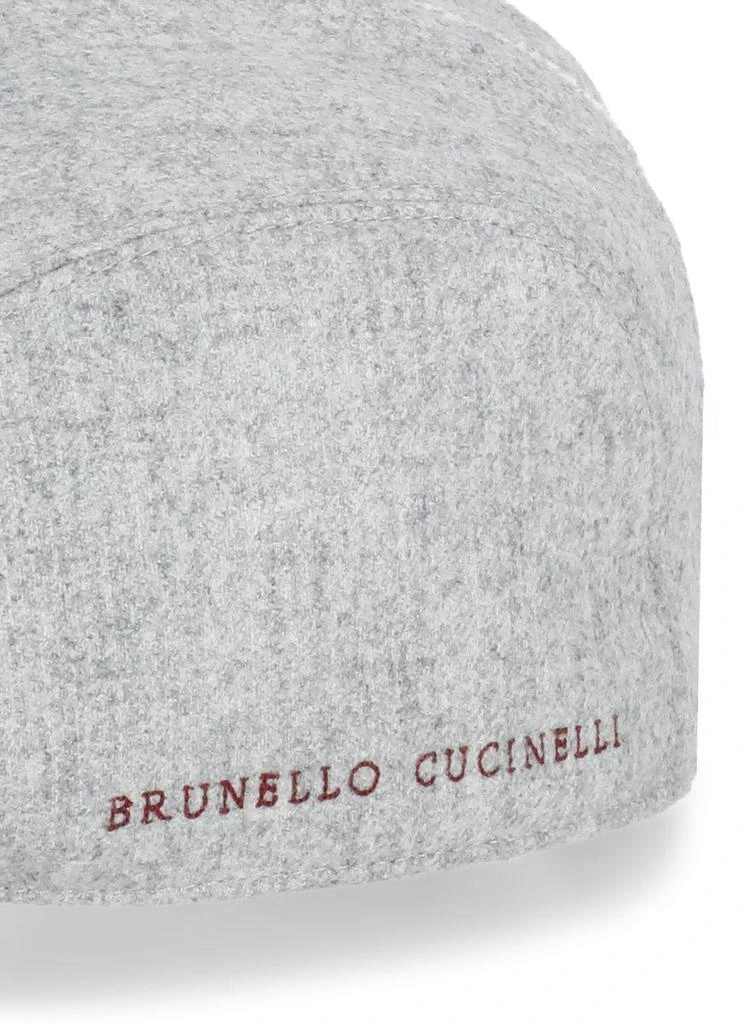 商品Brunello Cucinelli|Brunello Cucinelli Hats in Light Grey,价格¥2121,第2张图片详细描述