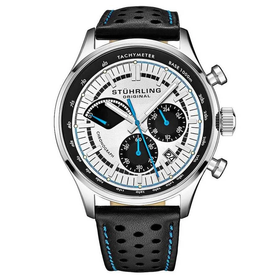 商品Stuhrling Original|Monaco Silver-tone Dial Men's Watch M15561,价格¥1675,第1张图片