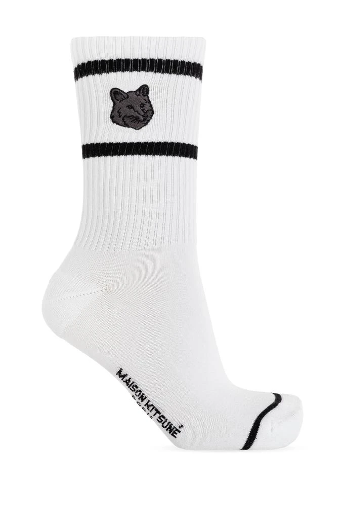 商品Maison Kitsune|Cotton socks with logo,价格¥199,第1张图片