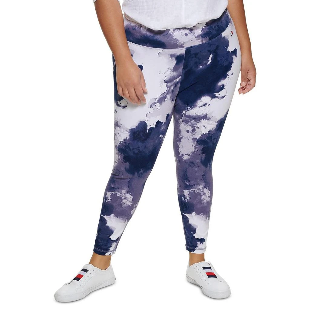 商品Tommy Hilfiger|Tommy Hilfiger Sport Womens Plus Fitness Running Leggings,价格¥31,第1张图片