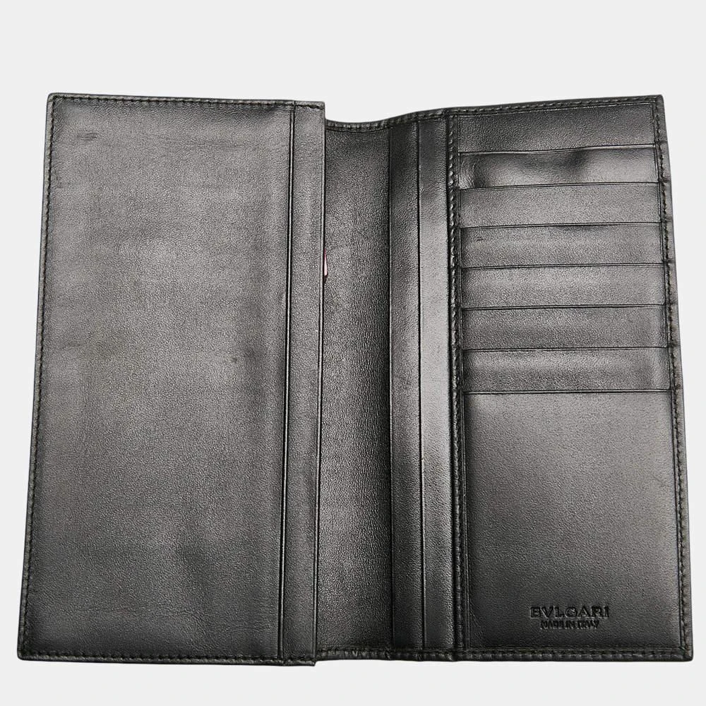 商品[二手商品] BVLGARI|Bvlgari Black/Pink Elettra Collezione Canvas Wallet,价格¥3313,第2张图片详细描述