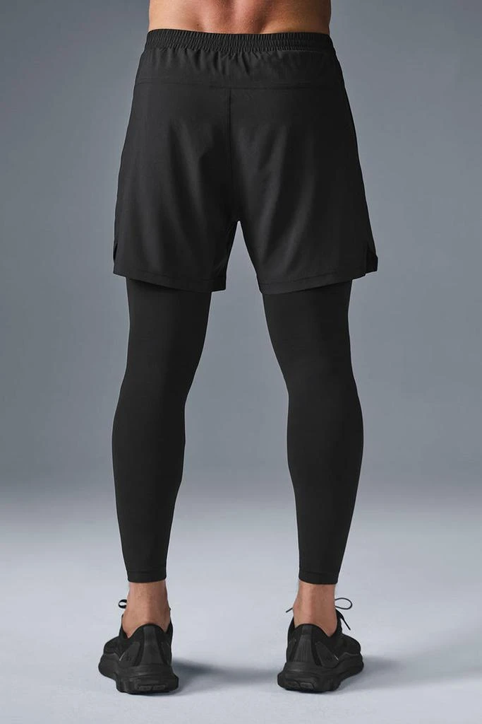 商品Alo|5" Revival 2-in-1 Pant - Anthracite/Black,价格¥904,第3张图片详细描述
