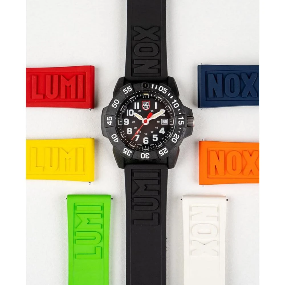 商品Luminox|Interchangeable Green Rubber Watch Strap,价格¥656,第2张图片详细描述
