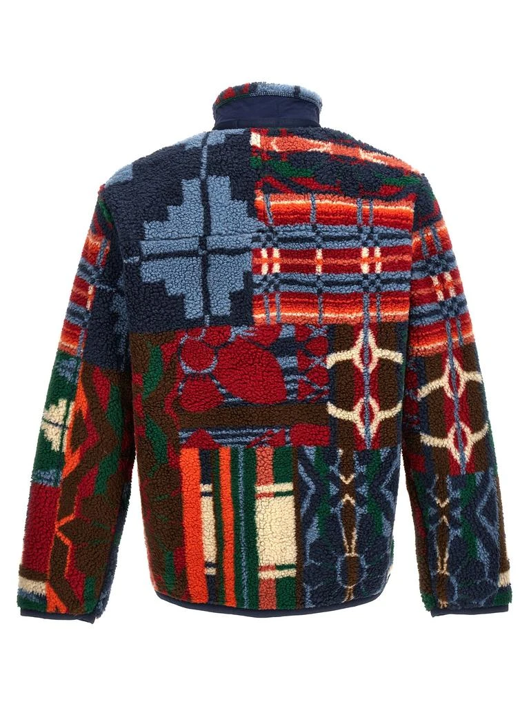 商品Ralph Lauren|Printed Shearling Jacket Casual Jackets, Parka Multicolor,价格¥1771,第2张图片详细描述