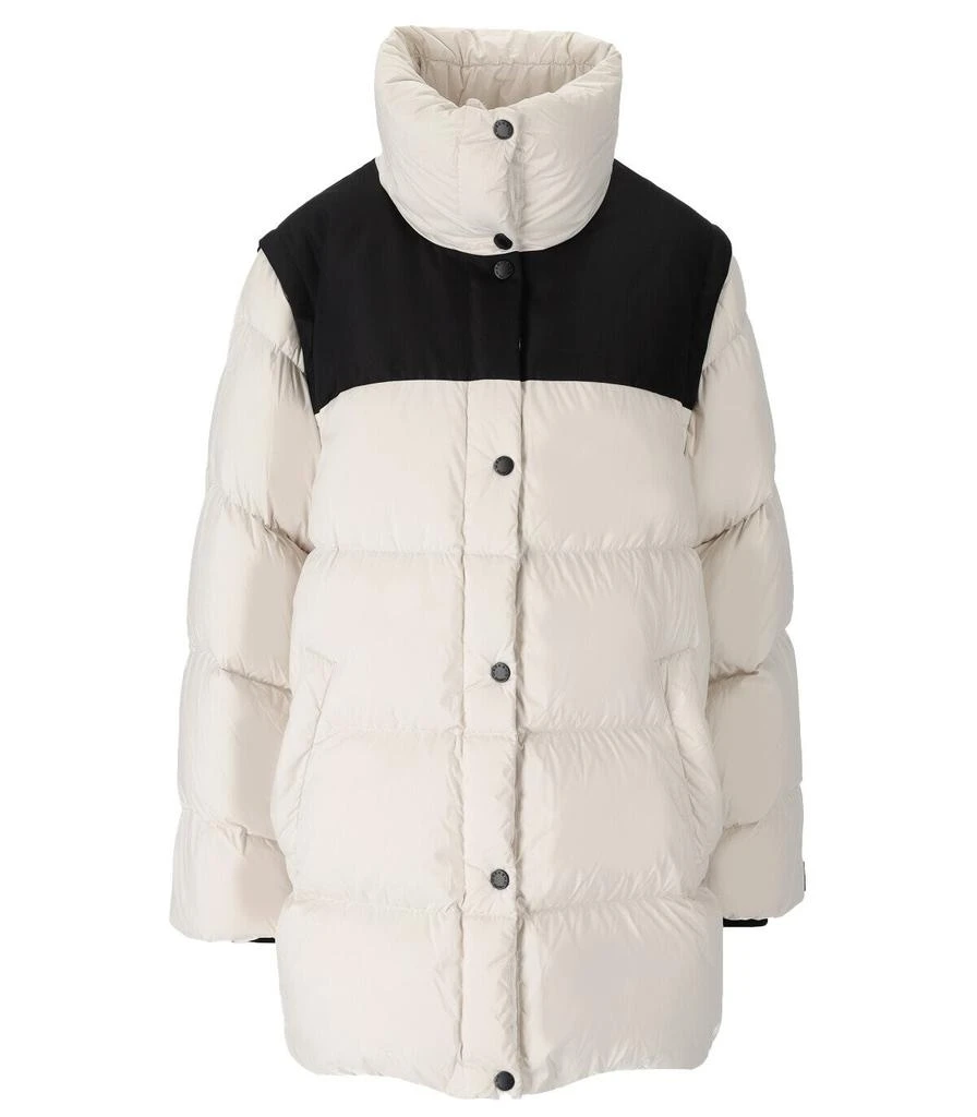 商品Weekend Max Mara|MAX MARA WEEKEND KARTAL OFF-WHITE BLACK PADDED COAT,价格¥5017,第1张图片