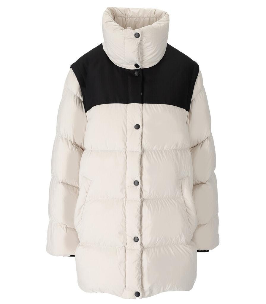 商品Weekend Max Mara|MAX MARA WEEKEND KARTAL OFF-WHITE BLACK PADDED COAT,价格¥3977,第1张图片