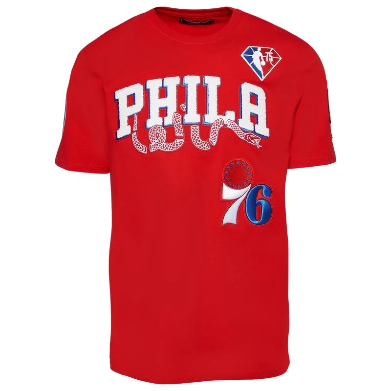 商品Pro Standard|Pro Standard 76ers Team Logo T-Shirt - Men's,价格¥308,第1张图片