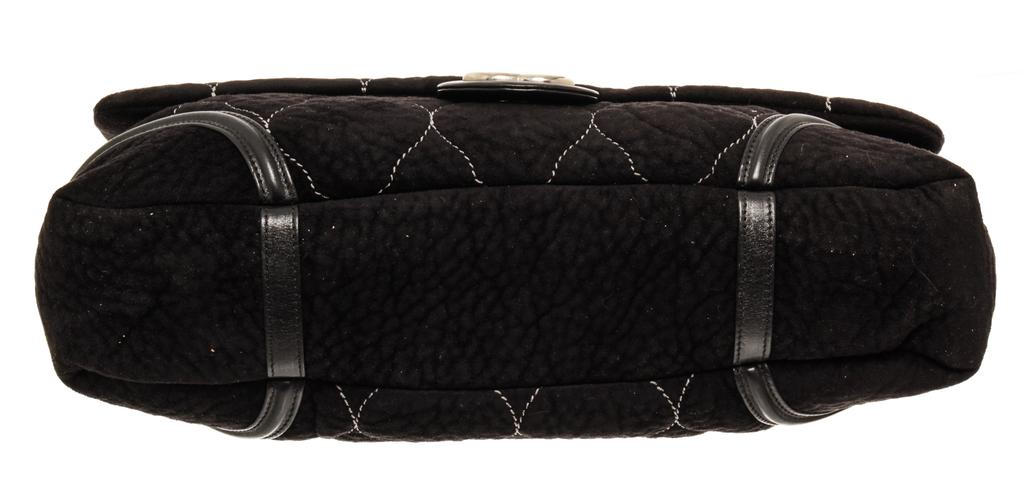 Chanel Black Quilted East West Chain Flap Shoulder Bag商品第4张图片规格展示