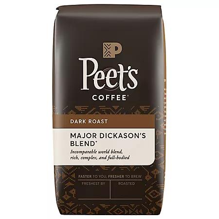 Peet's Coffee | Peet's Coffee Major Dickason's Blend Deep Roast, Whole Bean (32 oz.) 142.28元 商品图片