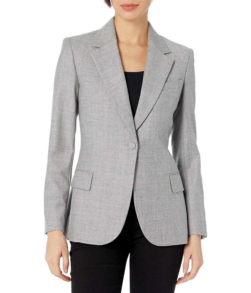 Women's Fitted Blazer Sleek Flannel商品第1张图片规格展示