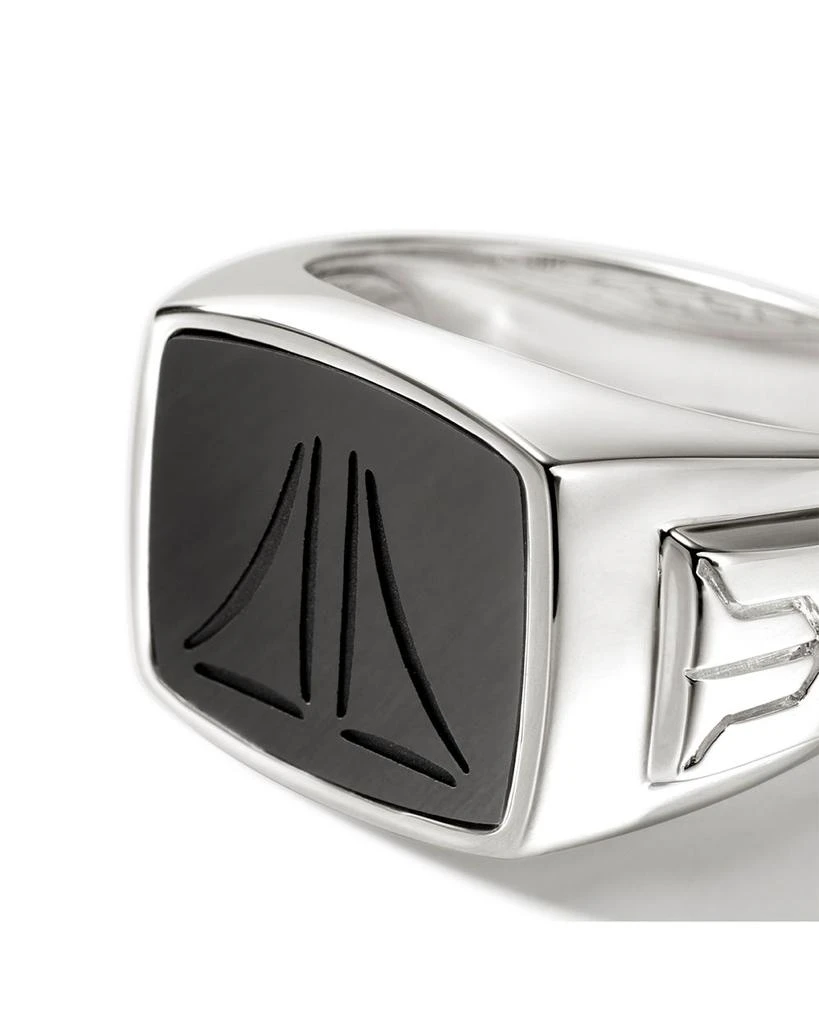 Sterling Silver Onyx Signet Ring 商品