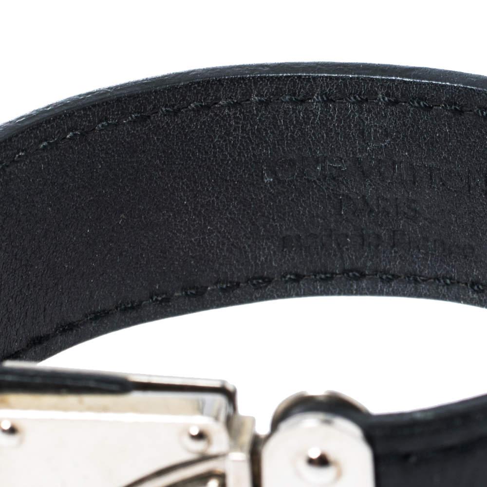 Louis Vuitton Nomade Koala Black Leather Bracelet S商品第6张图片规格展示