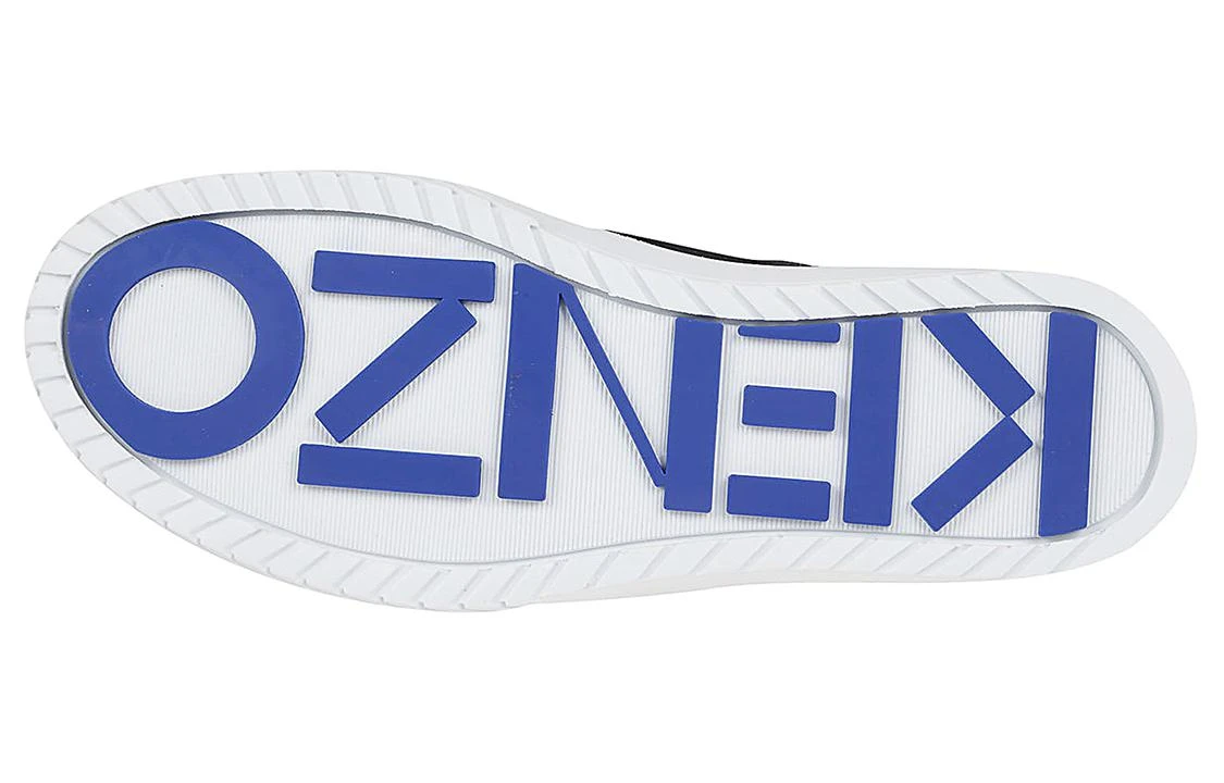 商品[国内直发] Kenzo|高田贤三 虎头刺绣图案 懒人鞋休闲 时尚板鞋 男款 白黑,价格¥3701,第6张图片详细描述