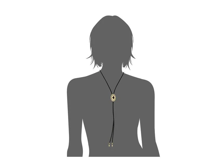 商品Vanessa Mooney|The Mansfield Bolo Necklace,价格¥328,第2张图片详细描述