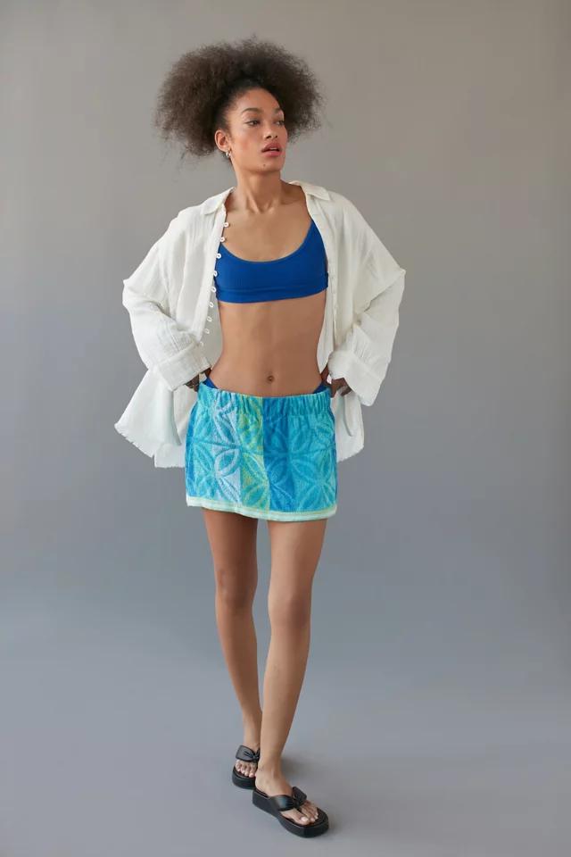 Urban Renewal Remade Terrycloth Low Rise Mini Skirt商品第5张图片规格展示