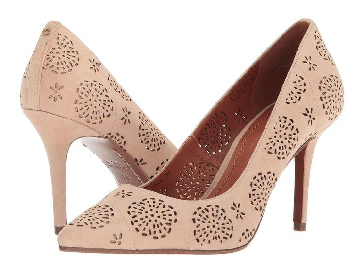 商品Coach|Waverly Tea Rose Cut Out Pump,价格¥1153,第1张图片