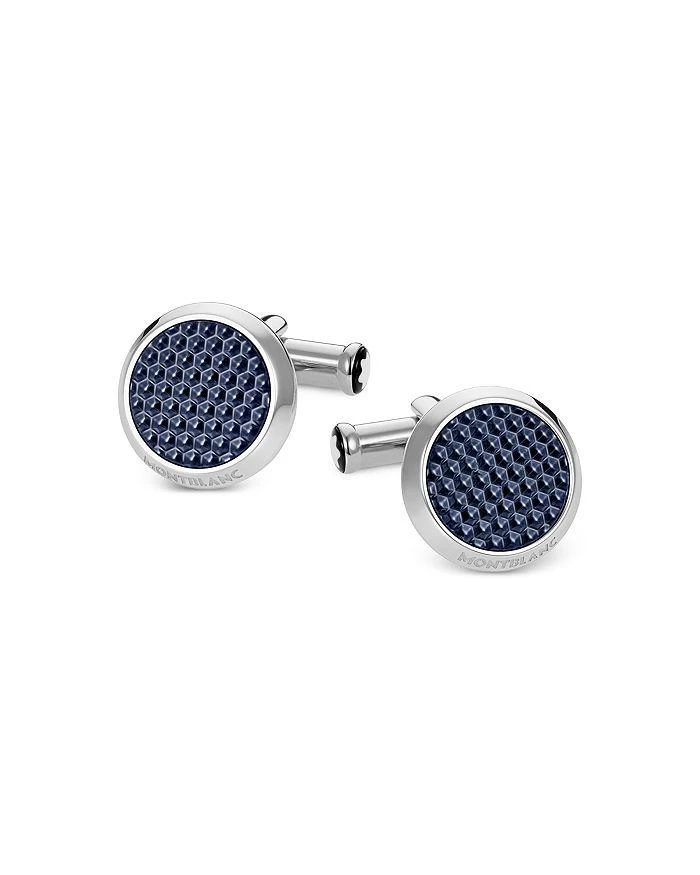 商品MontBlanc|Lacquer Inlay Round Cufflinks,价格¥2544,第2张图片详细描述