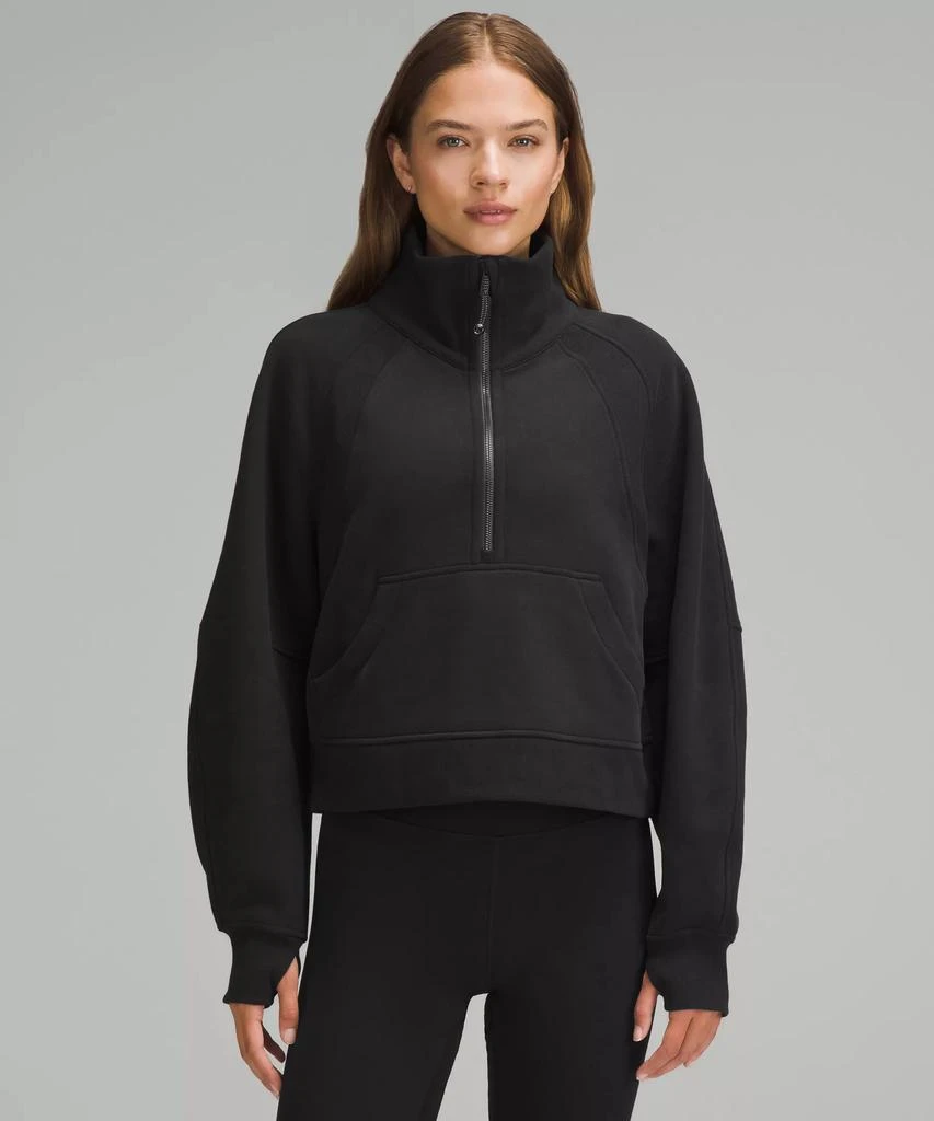 Scuba Oversized Funnel-Neck Half Zip 商品