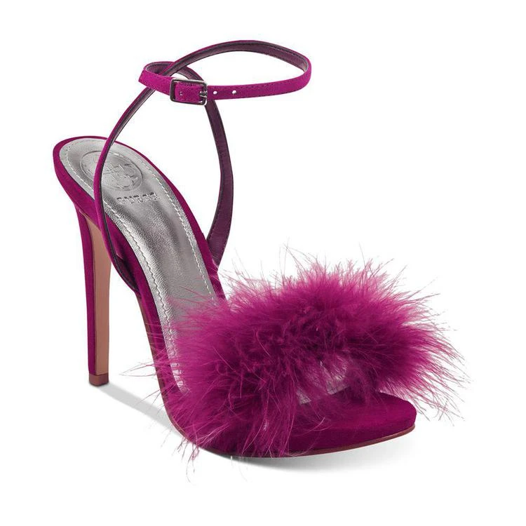 商品GUESS|Women's Avis Feather Dress Sandals,价格¥367,第1张图片