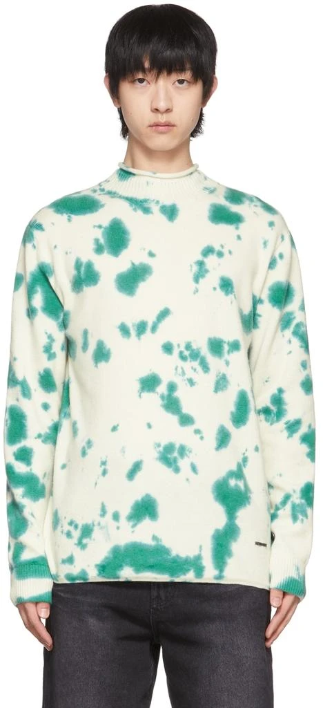 商品We11done|Off-White Tie-Dye Sweater,价格¥2120,第1张图片
