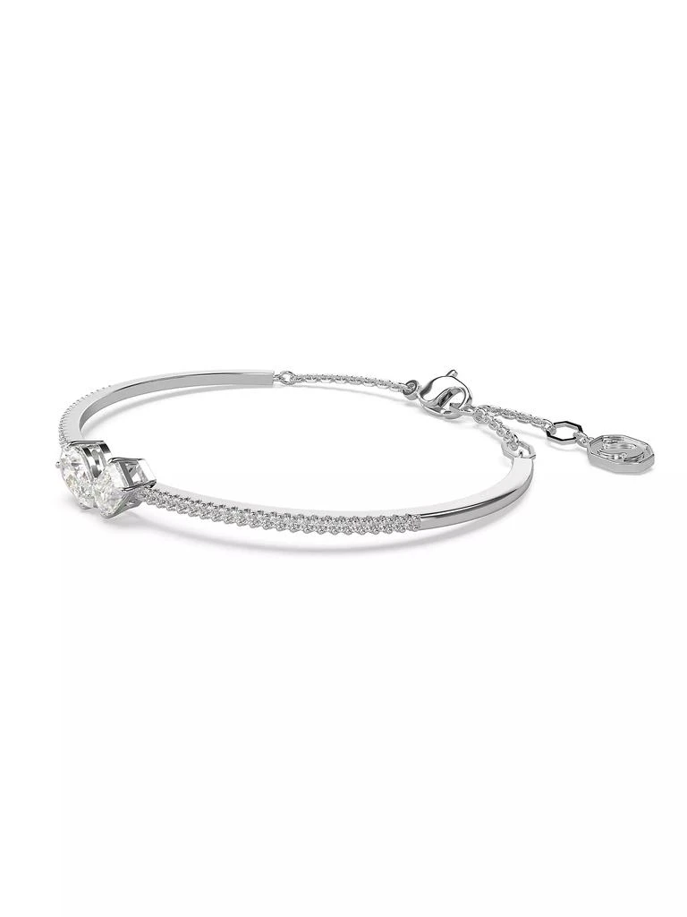 商品Swarovski|Mesmera Goldtone, Rhodium-Plated & Crystal Mixed Cuts Bangle,价格¥1115,第4张图片详细描述