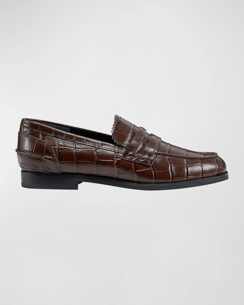 商品Marc Fisher|Milton Croco Penny Loafers,价格¥1160,第1张图片