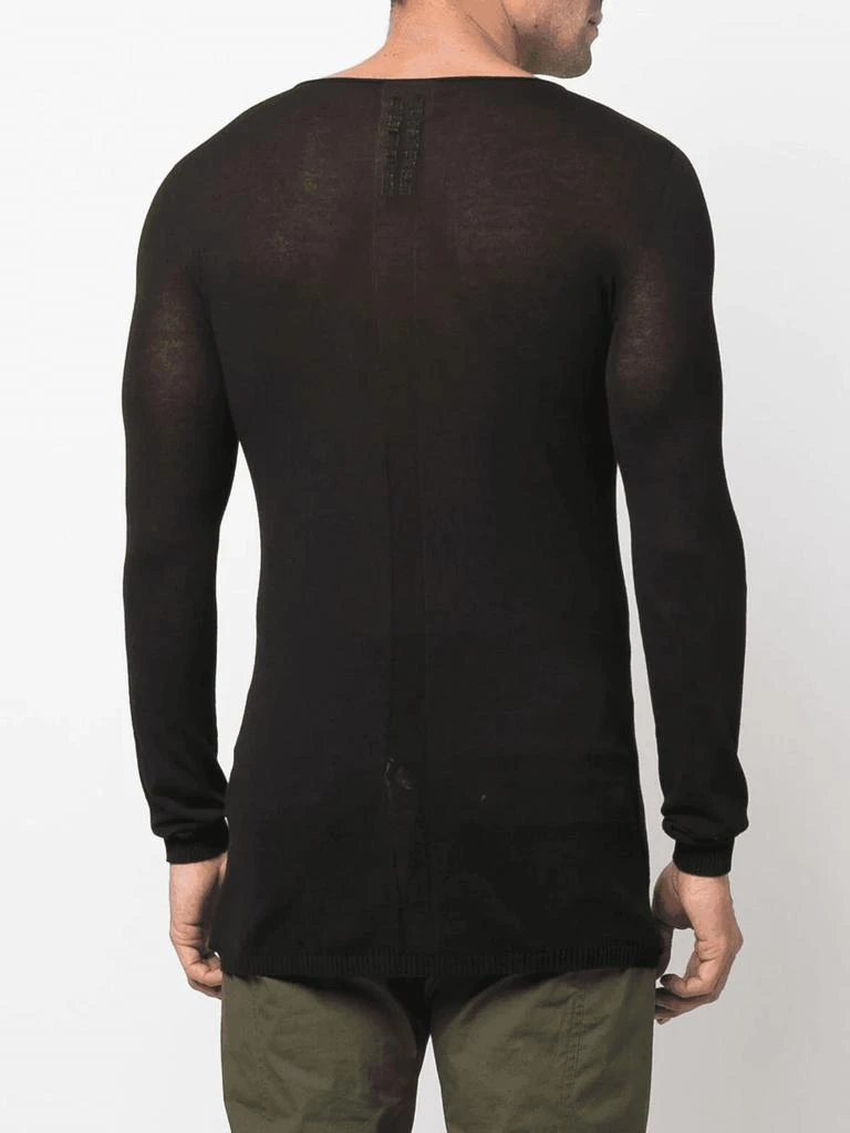 商品Rick Owens|RICK OWENS long-sleeve fitted jumper,价格¥1864,第4张图片详细描述