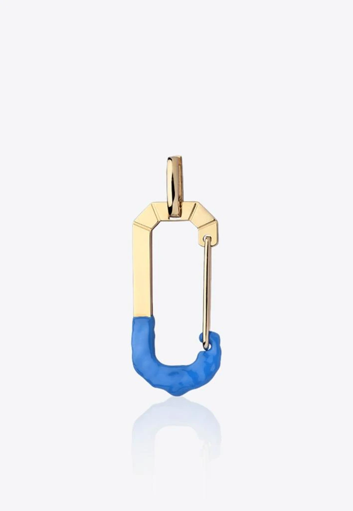 商品EÉRA|Special Order - Small Chiara Color-Block Single Earring in 18K Yellow Gold,价格¥11623,第1张图片