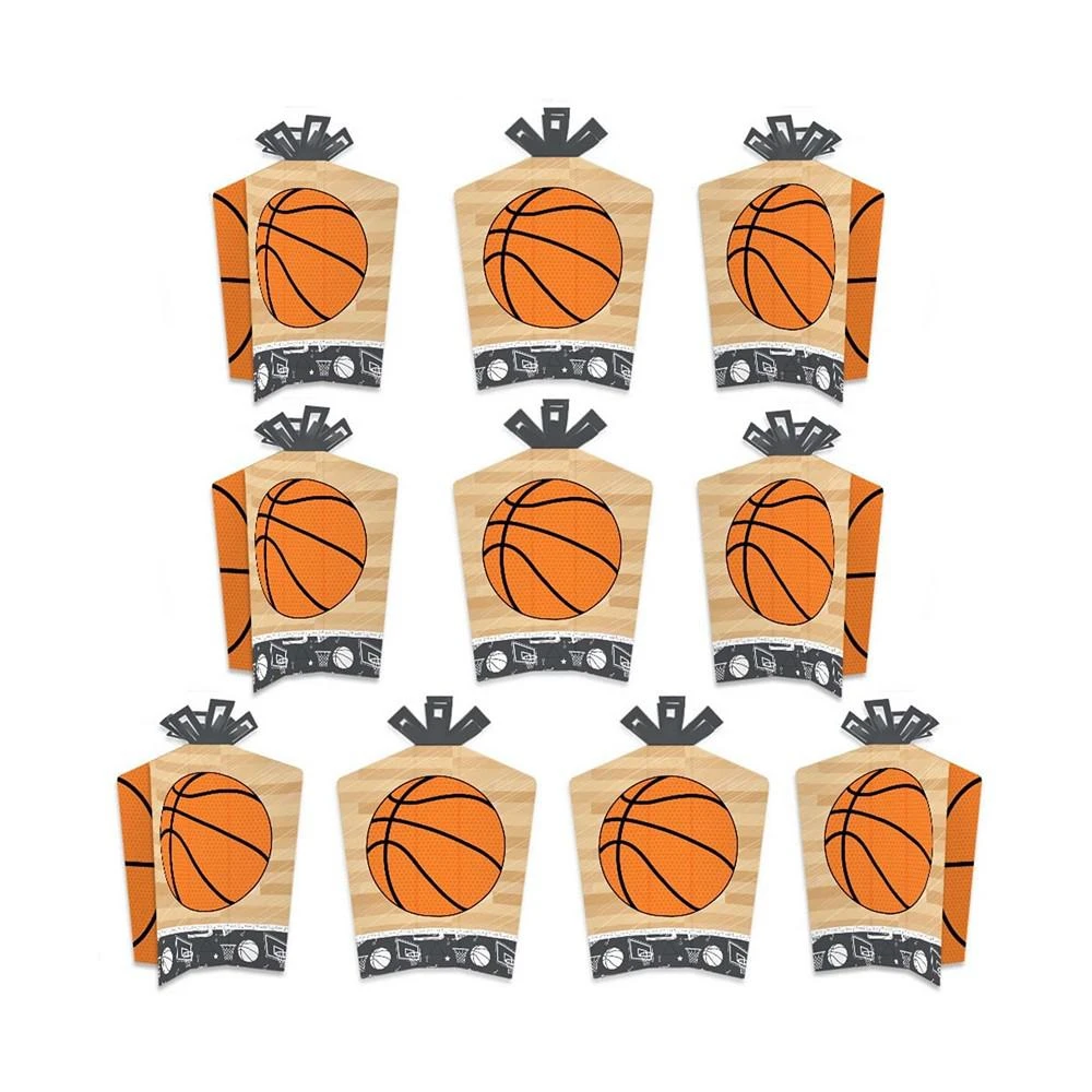 商品Big Dot of Happiness|Nothin' but Net - Basketball - Table Decor Party Fold & Flare Centerpieces 10 Ct,价格¥142,第1张图片