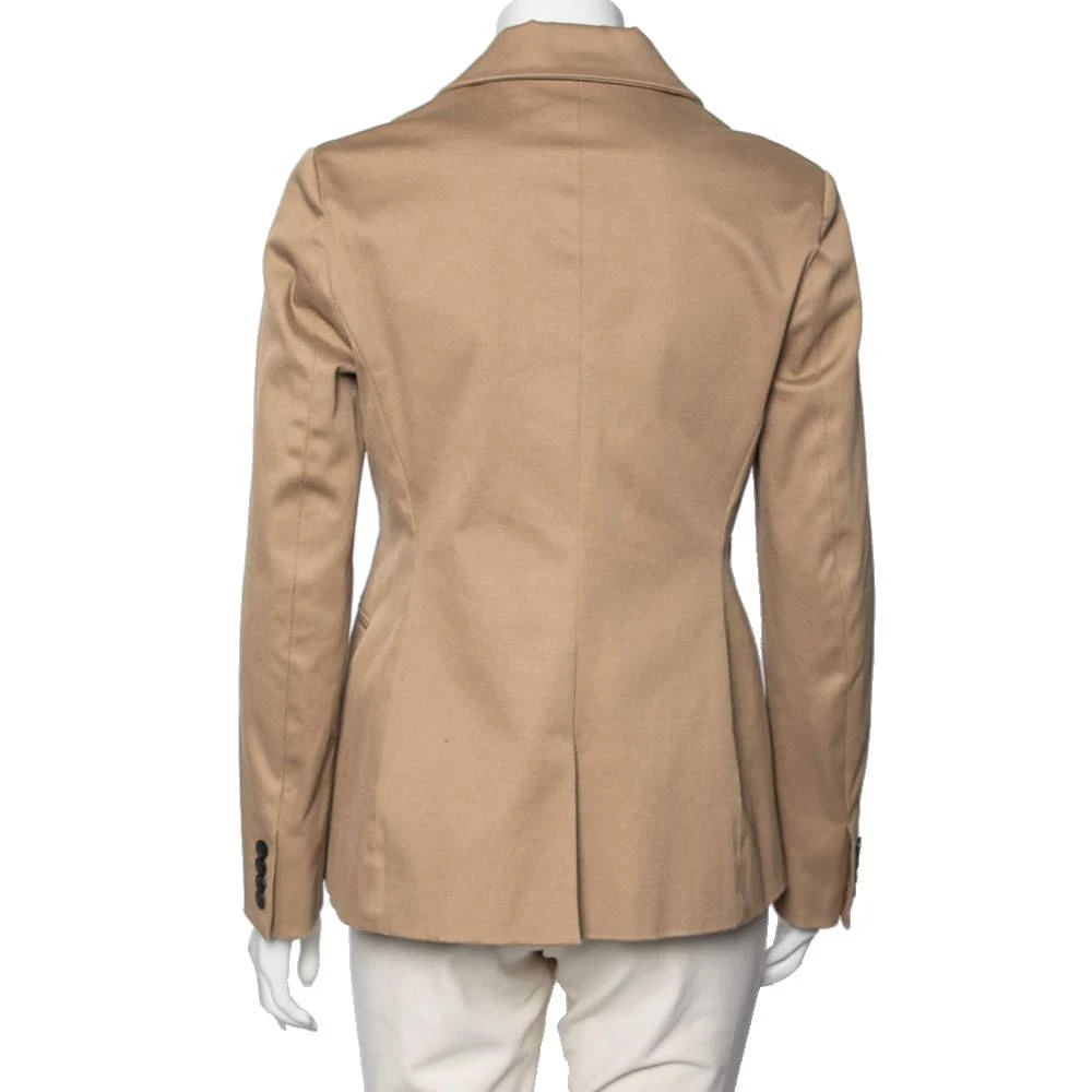 商品[二手商品] Dior|Dior Beige Cotton Single Breasted Blazer M,价格¥5325,第3张图片详细描述