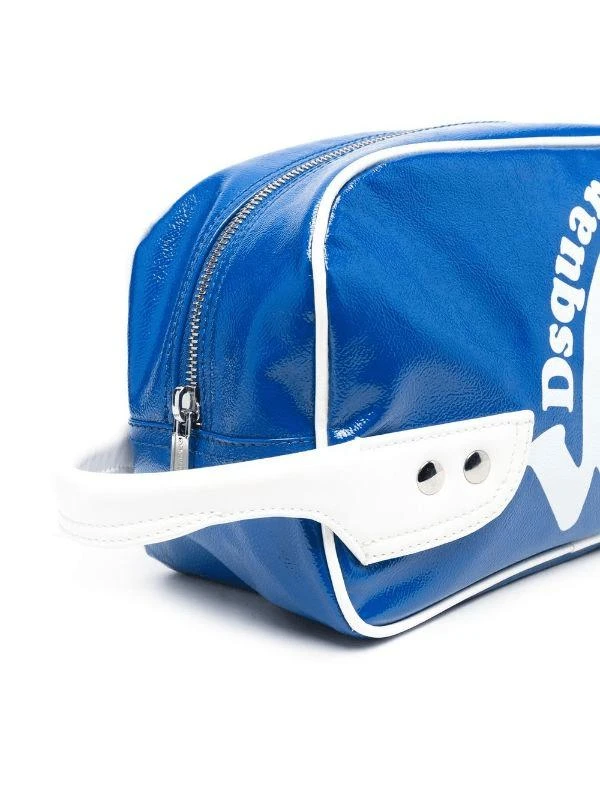 商品DSQUARED2|DSQUARED2 logo-print wash bag,价格¥2455,第4张图片详细描述