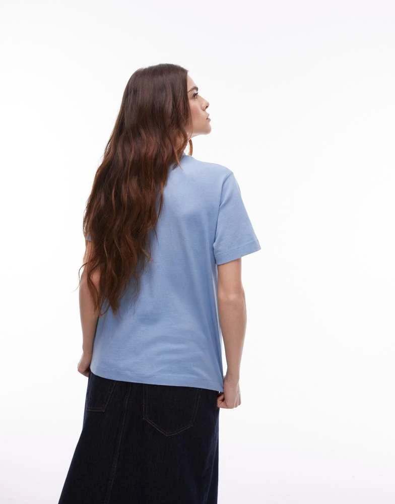 商品Topshop|Topshop graphic Hotel du Calais t-shirt in blue,价格¥142,第4张图片详细描述