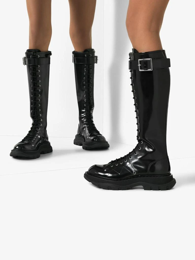 商品Alexander McQueen|Tread lace up boots,价格¥3826,第3张图片详细描述
