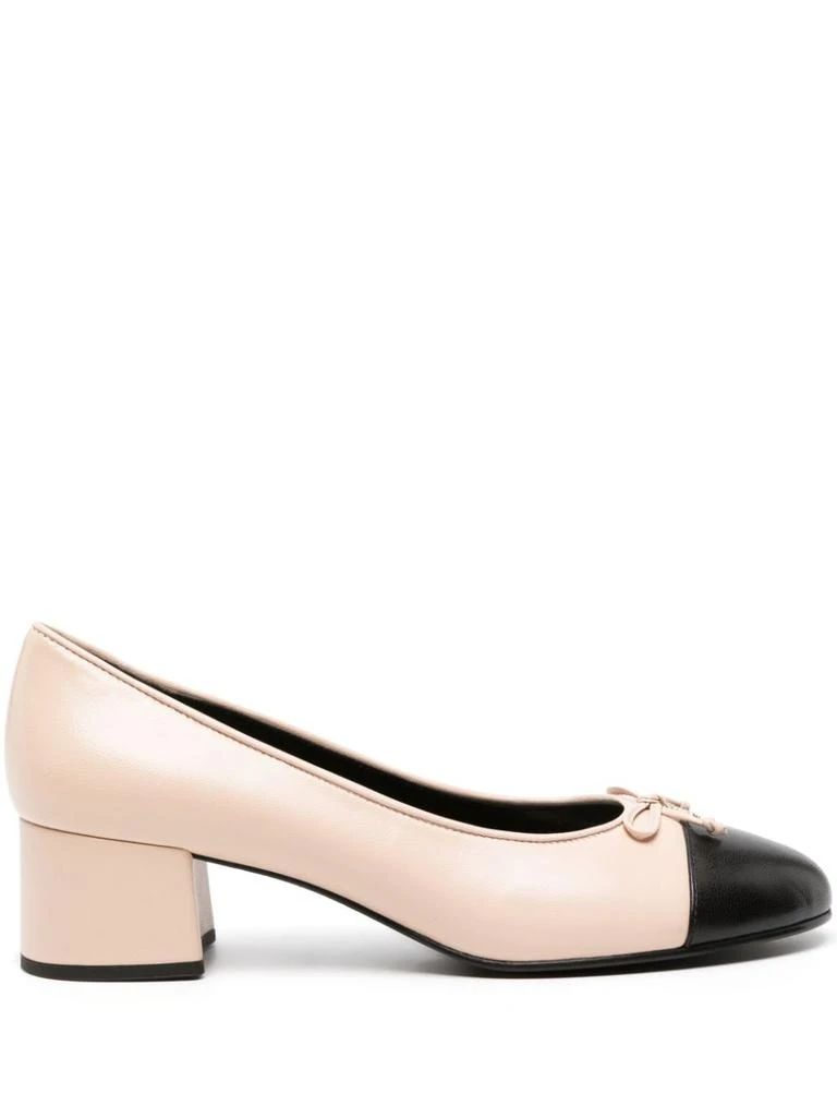 商品Tory Burch|TORY BURCH - Cap-toe Leather Pumps,价格¥2702,第1张图片