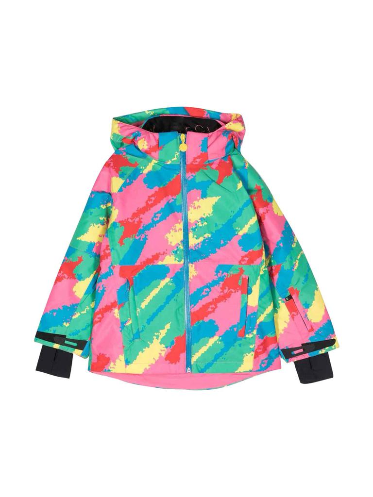 Stella McCartney Kids Multicolor Down Jacket Girl商品第1张图片规格展示