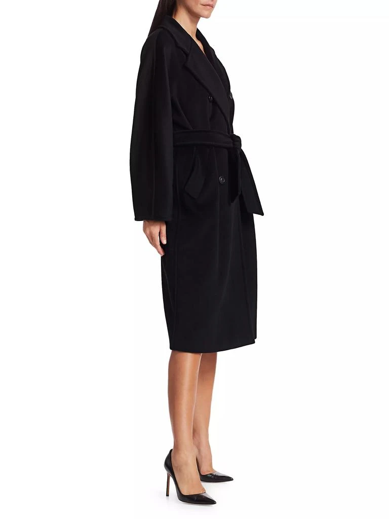 商品Max Mara|101801 Icon Madame Wool & Cashmere Double-Breasted Coat,价格¥32677,第4张图片详细描述