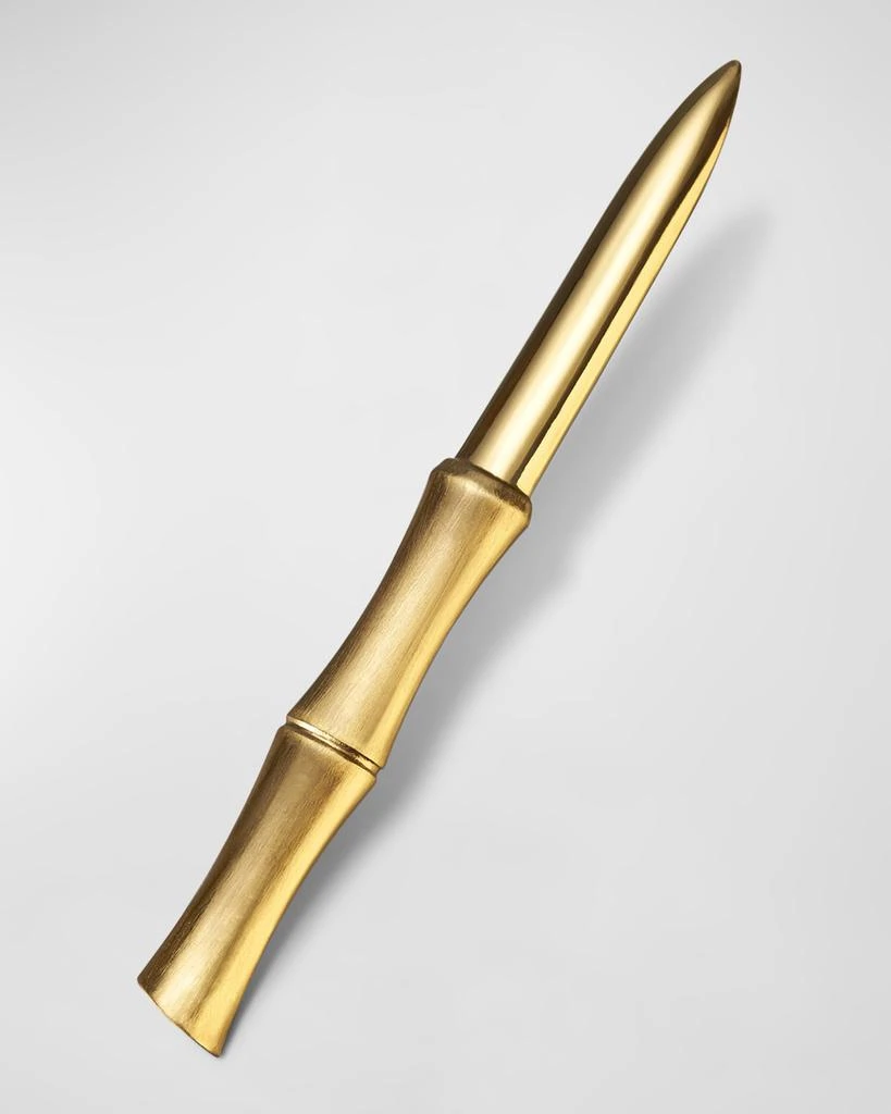 商品L'Objet|Bambou 24K Gold-Plated Letter Opener,价格¥1251,第1张图片