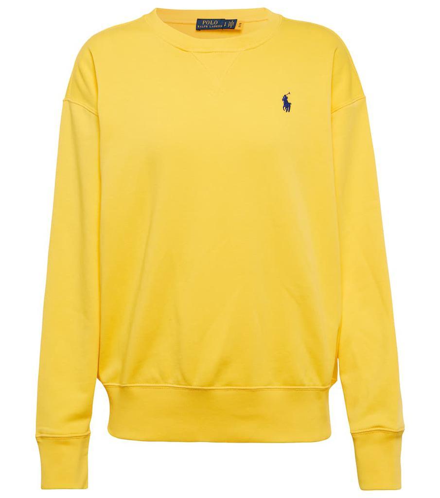 商品Ralph Lauren|Cotton-blend fleece sweatshirt,价格¥716,第1张图片