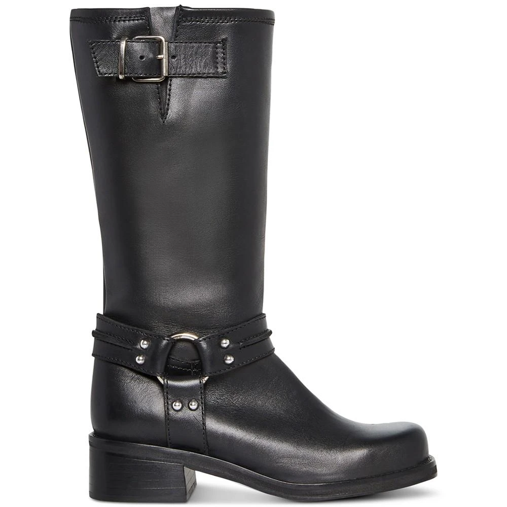 商品Steve Madden|Women's Berrit Mid-Shaft Buckled Moto Boots,价格¥1349,第2张图片详细描述