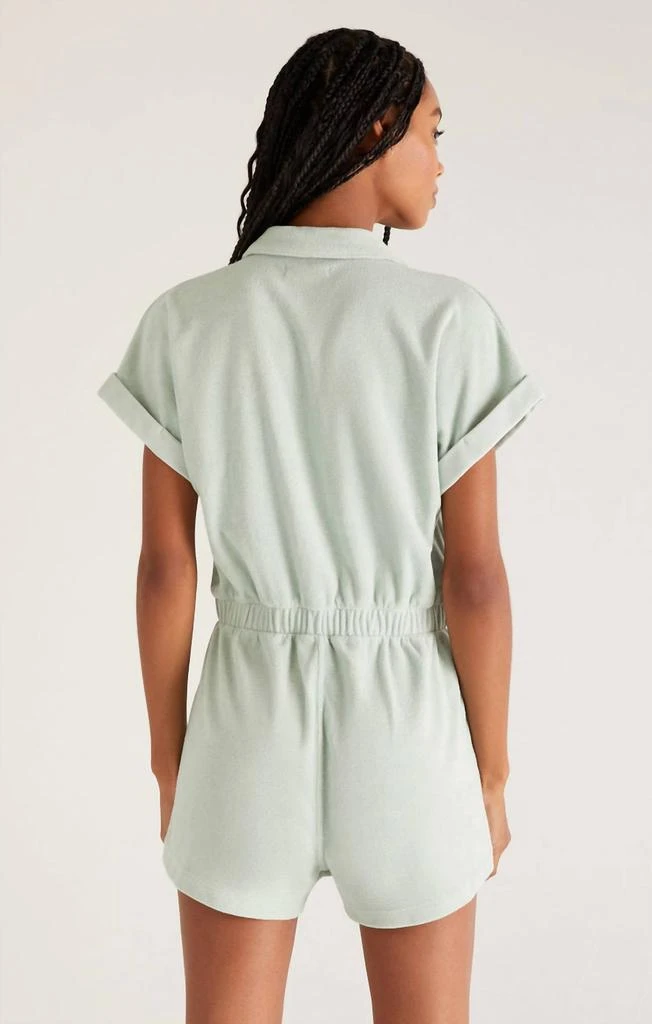 商品Z Supply|Coyote Terry Romper In Jadeite,价格¥336,第4张图片详细描述