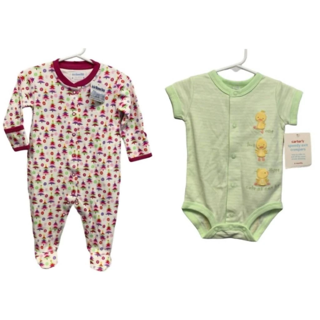 商品JoJo Maman Bébé|Jojo Maman Bebe - Baby's One Piece Snap Up Sleeper Set,价格¥316,第1张图片