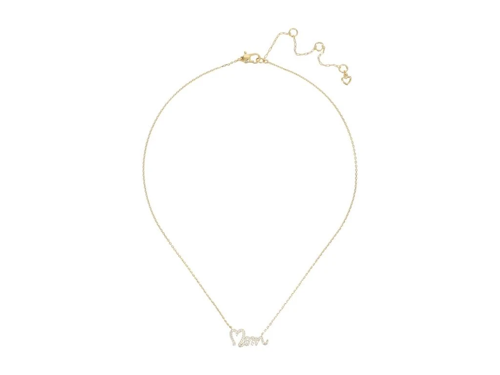 商品Kate Spade|Love You, Mom Pendant Necklace,价格¥733,第2张图片详细描述