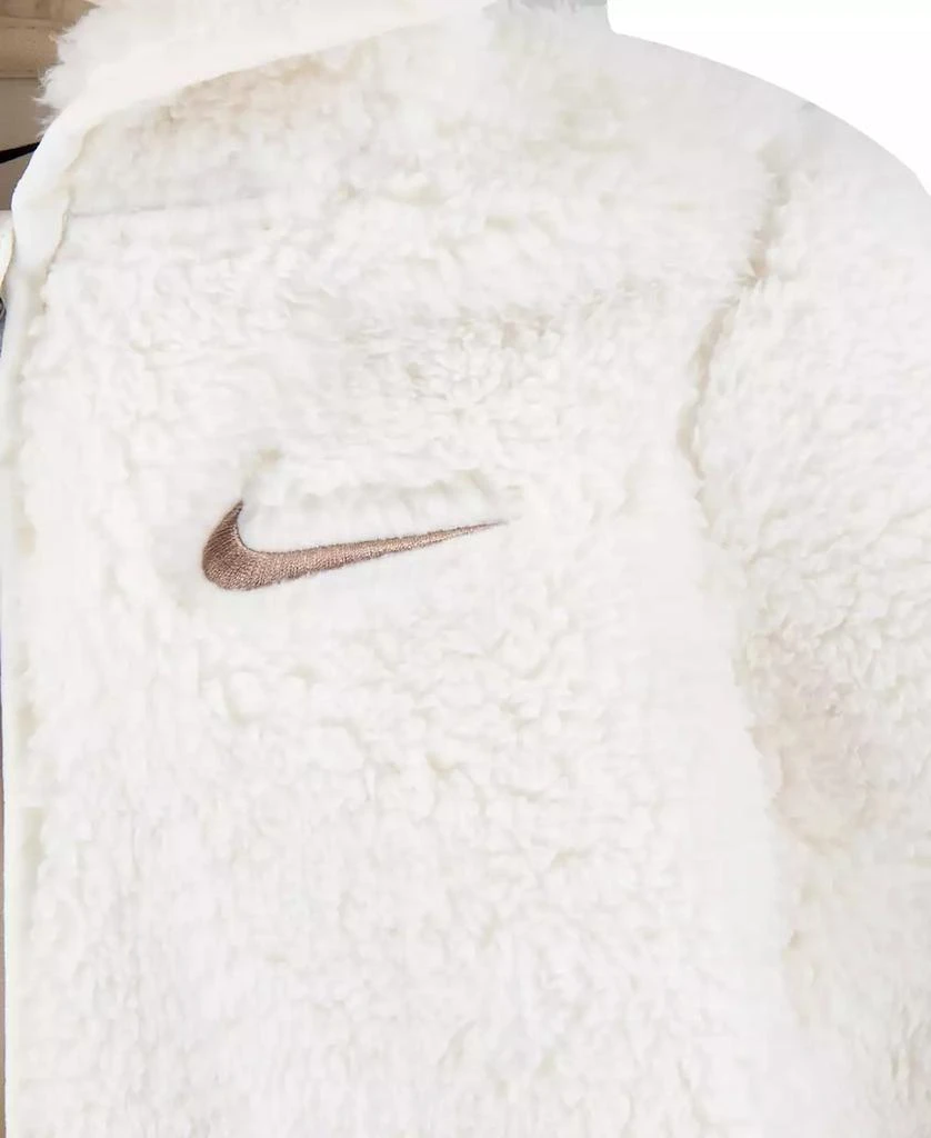 商品NIKE|Baby Boys and Girls Hooded Sherpa Coverall,价格¥209,第3张图片详细描述