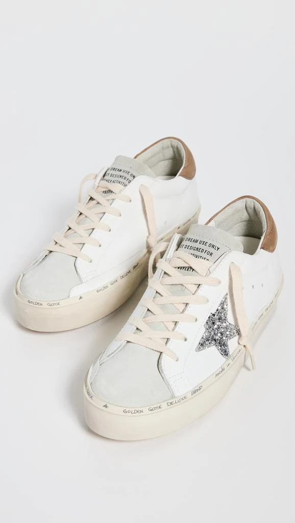 商品Golden Goose|Golden Goose Hi Star 皮鞋面绒面革鞋头亮片运动鞋,价格¥4641,第5张图片详细描述